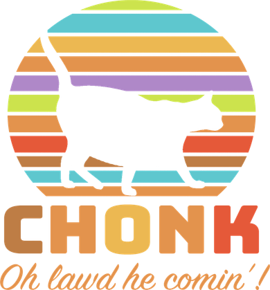 Chonk Scale Cat Meme Doggie Tank