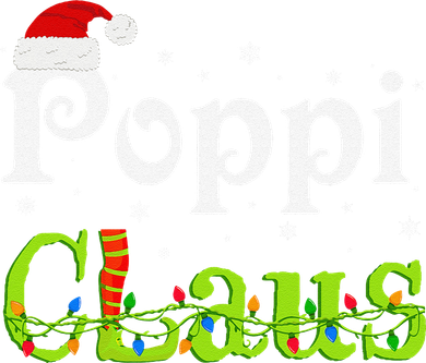Christmas Holiday Party Poppi Claus Family Matching Pajamas Kids Sweatshirt