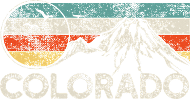 Colorado Hiking Retro Kids Sweatshirt