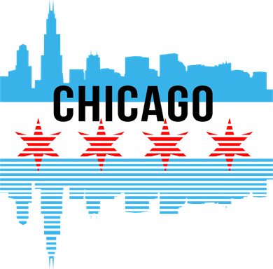 Chicago Skyline Kids Hoodie