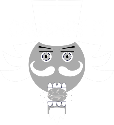 Crushin' It Funny Nutcrackers Christmas Women's Long Sleeve Shirt