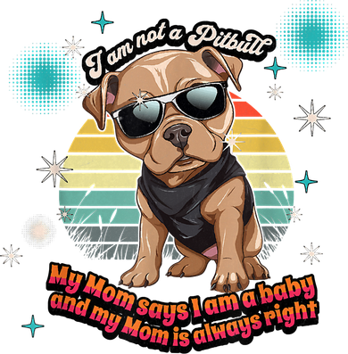 Cute I Am Not A Pitbull Funny Pitbull Dog Owners Gifts Bucket Hat
