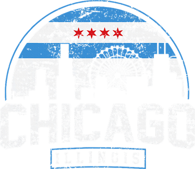 Chicago Illinois Flag Vintage Skyline Backpack