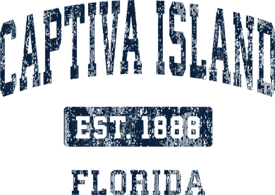 Captiva Island Florida Fl Vintage Established De Kids Long Sleeve Shirt
