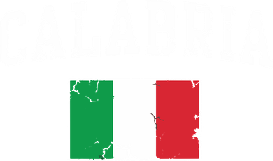 Calabria Italy Flag Italia Italian Vintage Distressed Women's Hoodie