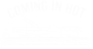 Coming In Hot Pontoon Captain Lake Sailor Fishing Boating Gift Kids Hoodie