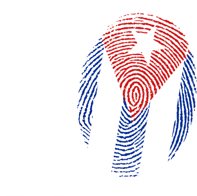 Cuba It's In My DNA Cuban Flag Fingerprint Women's Long Sleeve Shirt
