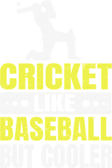 Cricket It’s Like Baseball But Cooler Funny Cricket Player Toddler Long Sleeve