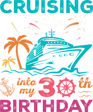 Cruising Into My 30th Birthday Party My Birthday Cruise Bucket Hat