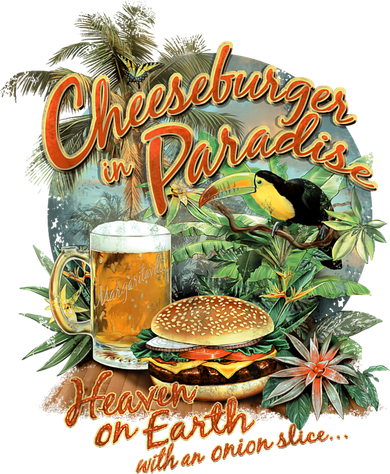 Cheeseburger In Paradise Heaven On Earth Funny Gift Kids Sweatshirt