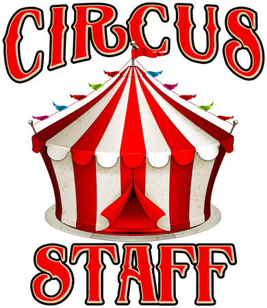 Circus Staff Tent Women's V-Neck T-Shirt