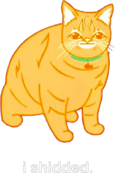 Cat I Shidded Shirt Coaster