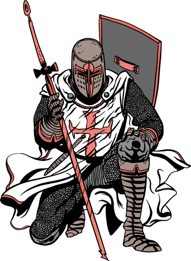 Crusader Knight Button