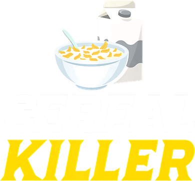 Cereal Killer Breakfast Lover Funny T-Shirt