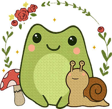 Cute Kawaii Frog Snail Mushroom Cottagecore Aesthetic Hat