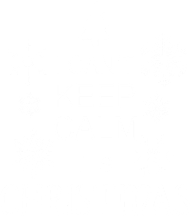 I Can't Keep Calm It's Christmas Button