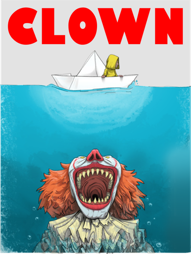Clown Come Down Here Movie Parody Women's Hoodie