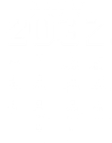 Class Of 2032 Grades Checklist Funny Button