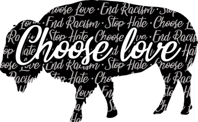 Choose Love Buffalo Kids T-Shirt