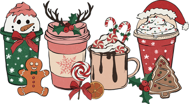 Christmas Latte Cute Comfort Coffee Mug