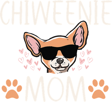 Chiweenie Love Cool Chihuahua Cute Dog Mom Owner Lover Women's Sweatshirt