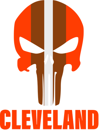Cleveland Skull Football Bucket Hat
