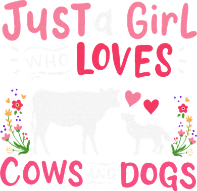 Cow Lover Gift Just a  Who Loves Cows and Dogs Farmer Doggie Tank