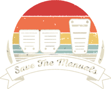 Car Lover Gift Vintage Retro Save The Manuals Stick Women's Tank Top