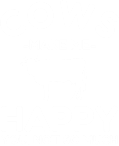 Cow Lover Gift Funny Cow Humor Gift Make Me Happy Toddler Hoodie
