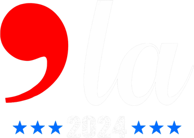 Comma + La Kamala Harris For President 2024 Election 11oz C Handle Ceramic Mug