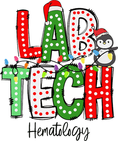 Christmas Lights Lab Tech Santa Hat Laboratory Xmas Lights T-Shirt