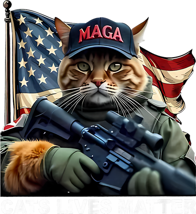 Cats Lives Matter Funny Trump 2024 Cat Maga Women's Tank Top