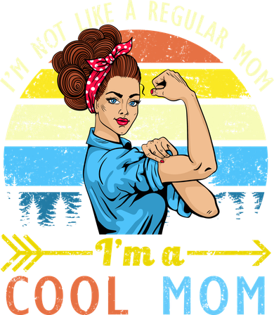 Retro Cool Mom Women's Sweatshirt