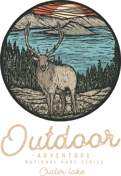 Crater Lake National Park Button