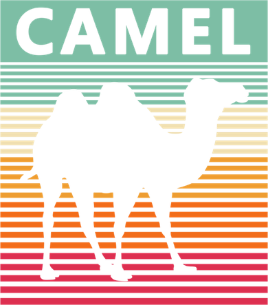 Camel Lover Retro Vintage Camel Gift Coaster