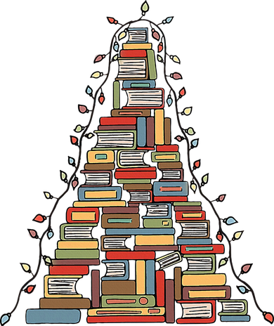 Christmas Library Tree Librarian Book Lover Baby Bodysuit