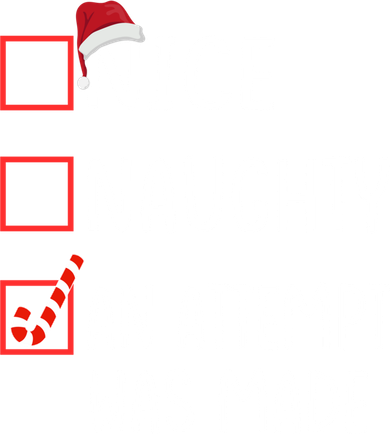 Christmas List Xmas Gift Nice Naughty An Attempt Was Made Gift Kids T-Shirt