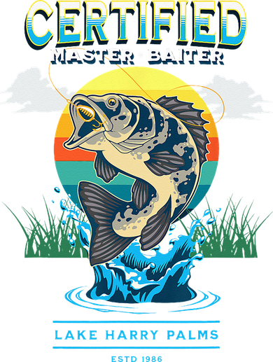 Certified Master Baiter Funny Fishing Backpack