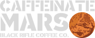 Caffeinate Mars Black Rifle Coffee Co. Kids Long Sleeve Shirt