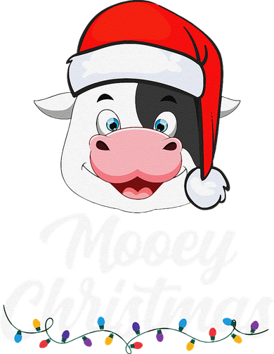 Cow Mooey Christmas Santa For Cow Lovers Women's Sweatshirt