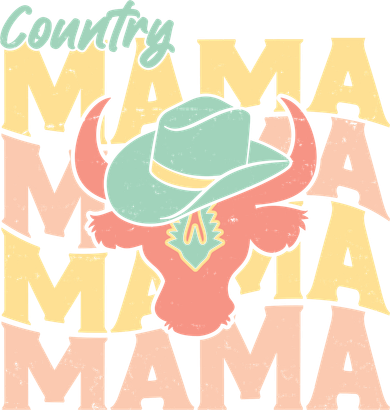 Country Mama Cowgirl Cute Mom Gift Coffee Mug