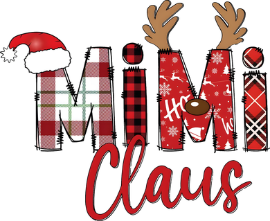 Christmas Mimi Claus Christmas Grandma Kids Sweatshirt
