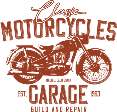 Classic Motorcycle Garage Hoodie