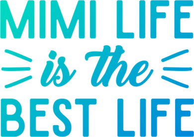 Cute Mimi Life Is The Best Life Letter Graphic Grandma Bless Gift Women's Dry Zone Grid Polo
