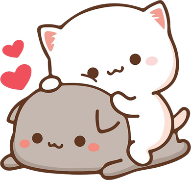 Cute Mochi Peach Cat Backpack