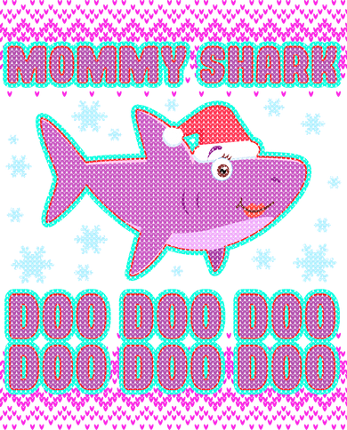 Christmas Mommy Shark Doo Doo Doo Women's Sweatshirt