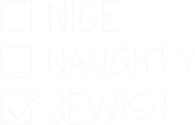 christmas nice naughty jewish for hanukkah hebrew  Button