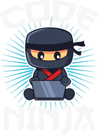 Code Ninja Programmer Coder Computer Programming Coding Hooded Wearable Blanket