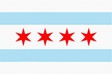 City Of Chicago Illinois Flag Windy City Backpack