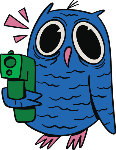 Crazy Owl Gun Button